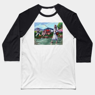 'ELVIS & JESUS CAMPING' Baseball T-Shirt